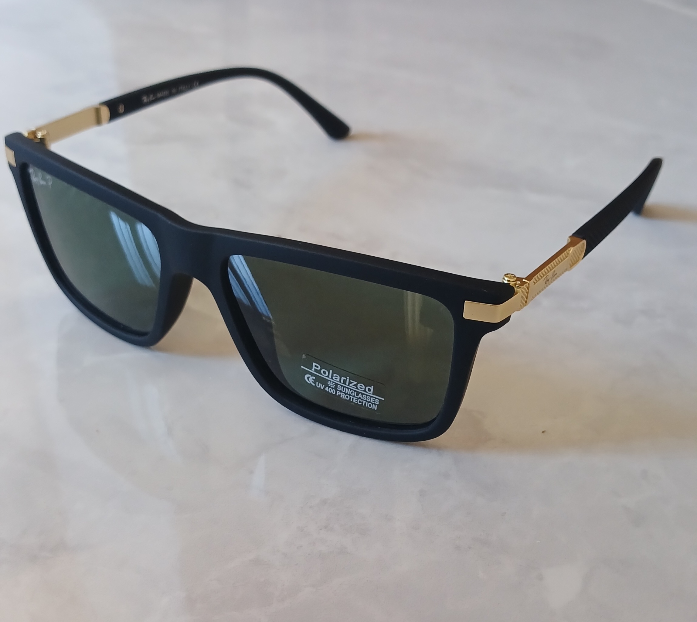 عینک آفتابی مردانه کائوچو برند UV400 POLARIZED RayBan
